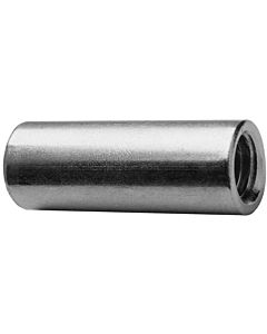 ASW threaded sleeve 361240 M 12 x 40 mm, galvanized steel, round with continuous thread