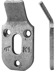 ASW wall hanging bracket 611113 2000 /2&quot;, raw, for wash basins