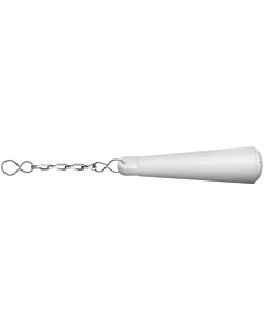 ASW Stedo toilet pull 720076 white handle, with patent chain, fully assembled