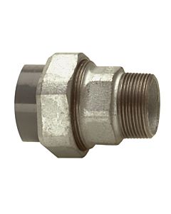 Bänninger PVC-U / gtw pipe screw connection 1T50077532 25mmxR 3/4, DN 20