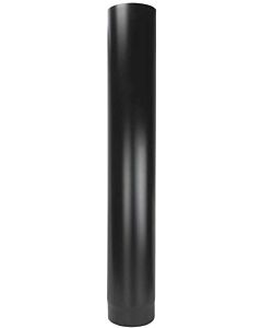 Bertrams ST-Pu smoke pipe 08RL1000-130L 1000 mm, Ø 130 mm, powder-coated, black