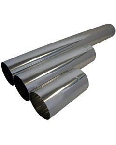 Bertrams VLE-Plus pipe element 19RL1000-130 1000mm, Ø 130mmx0.6mm, stainless steel V4A