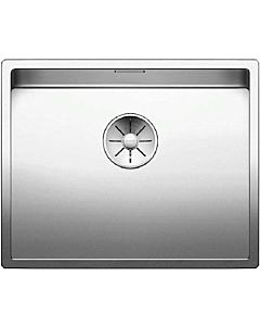 Blanco Claron sink 521576 500-IF, 54 x 44 cm, stainless steel satin finish, without drain remote control