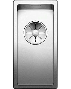 Blanco Claron sink 521564 180-IF, 22 x 44 cm, stainless steel satin finish, without drain remote control