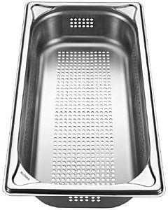 Blanco container 1565814 32.5x17.6x6.5cm, stainless steel, perforated, GN 2000 / 3