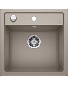 Blanco sink 518528 51.5 x 51 cm, PuraDur tartufo, drain remote control with rotary control