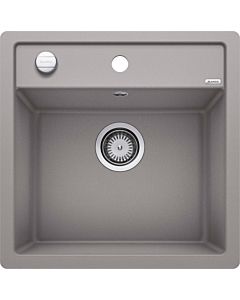 Blanco sink 518531 50.5x50cm, PuraDur alumetallic, with drain remote control