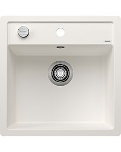 Blanco sink 518532 50.5x50cm, PuraDur white, with drain remote control
