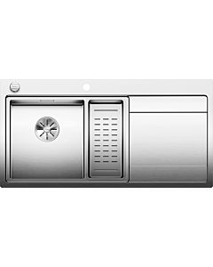 Blanco Divon ii 6 s-if sink 521661 100 x 51 cm, stainless steel satin finish, left, drain remote control with rotary control