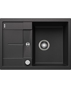 Blanco Metra 45 s sink Compact 519572 68 x 50 cm, PuraDur anthracite, reversible, drain remote control with rotary control