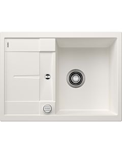 Blanco Metra 45 s sink Compact 519576 68 x 50 cm, PuraDur white, reversible, drain remote control with rotary control