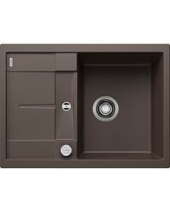 Blanco Metra 45 s sink Compact 519581 68 x 50 cm, PuraDur cafe, reversible, drain remote control with rotary control