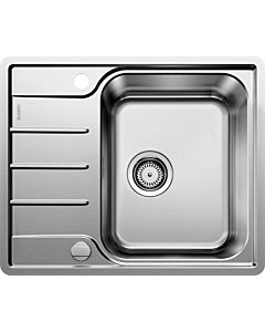 Blanco 45 s-if sink 525114 60.5 x 50 cm, stainless steel brush finish, reversible, drain remote control with rotary control