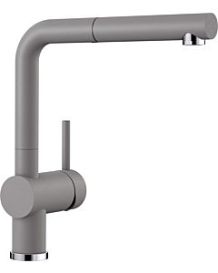 Blanco Linus -s kitchen faucet 516689 extendable, SILGRANIT look, aluminum-metallic