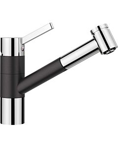 Blanco Tivo -s kitchen faucet 517610 extendable, SILGRANIT look anthracite / chrome