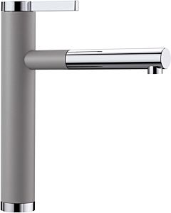 Blanco Linee -s kitchen faucet 518439 extendable, SILGRANIT look alumetallic / chrome