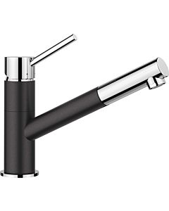 Blanco kitchen faucet 525038 extendable, SILGRANIT look anthracite