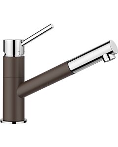 Blanco kitchen faucet 525043 extendable, SILGRANIT look cafe