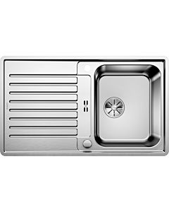 Blanco CLASSIC Pro 45 S-IF sink 523661 86 x 51 cm, stainless steel satin finish, reversible, drain remote control with rotary control