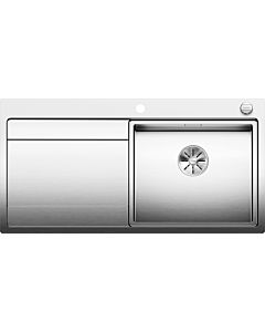 Blanco Divon ii 5 s-if sink 521660 100 x 51 cm, stainless steel satin finish, right, drain remote control with rotary control