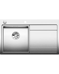 Blanco Divon ii 45 s-if sink 521657 86 x 51 cm, stainless steel satin finish, left, drain remote control with rotary control