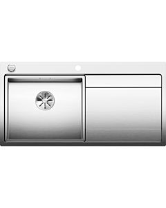 Blanco Divon ii 5 s-if sink 521659 100 x 51 cm, stainless steel satin finish, left, drain remote control with rotary control
