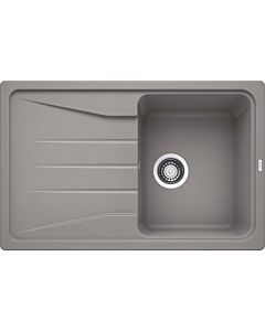 Blanco Sona 45 S sink 519664 78 x 50 cm, PuraDur alumetallic, reversible, without drain remote control