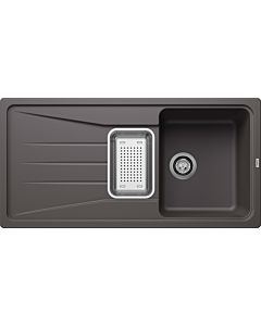 Blanco Sona 6 S sink 519681 100 x 50 cm, PuraDur rock gray, reversible, with bowl, without drain remote control