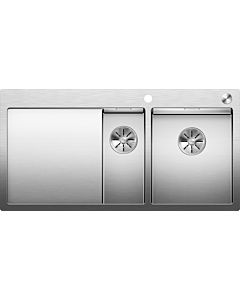 Blanco Claron 6 s-if sink 521645 100x51cm, stainless steel, right, PushControl drain remote control