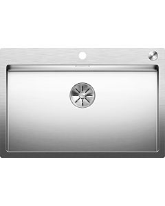 Blanco Claron sink 521634 700-IF / A , 76 x 51 cm, stainless steel, with PushControl drain remote control