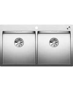 Blanco Claron sink 521654 400/400-IF / A , 88.5 x 51 cm, stainless steel, with PushControl drain remote control