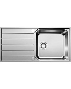 Blanco xl 6 s-if sink 523035 100 x 50 cm, stainless steel brush finish, reversible, drain remote control with rotary control