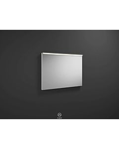 Burgbad Eqio Leuchtspiegel SIGZ090F2009 90 x 63,5 x 6 cm, Weiß Hochglanz, horizontale LED-Aufsatzleuchte