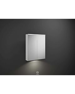 Burgbad Eqio armoire miroir SPGT065F2009 65 x 80 x 17 cm, Weiß Hochglanz