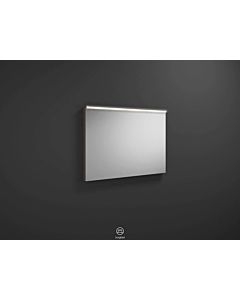 Burgbad Eqio Leuchtspiegel SIGZ090F2010 90 x 63,5 x 6 cm, Grau Hochglanz, horizontale LED-Aufsatzleuchte