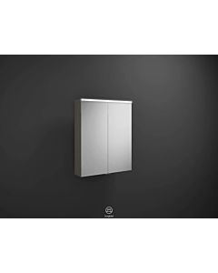 Burgbad Eqio armoire miroir SPGS065F2010 65 x 80 x 17 cm, gris brillant