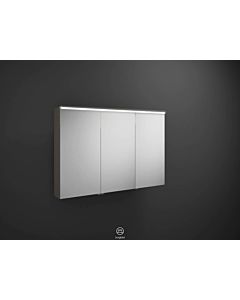 Burgbad Eqio armoire miroir SPGS120LF2010 120 x 80 x 17 cm, gauche, gris brillant