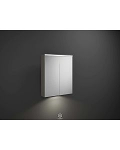 Burgbad Eqio armoire miroir SPGT065F2010 65 x 80 x 17 cm, gris brillant
