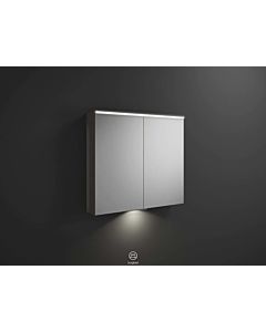 Burgbad Eqio armoire miroir SPGT090F2010 90 x 80 x 17 cm, gris brillant
