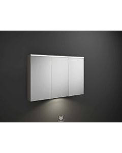 Burgbad Eqio armoire miroir SPGT120LF2010 120 x 80 x 17 cm, gauche, gris brillant