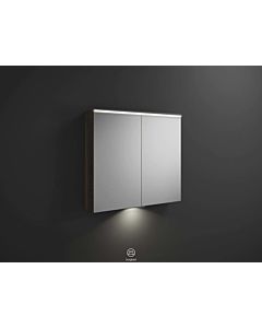 Burgbad Eqio mirror cabinet SPGT090F2012 90 x 80 x 17 cm, chestnut decor truffle