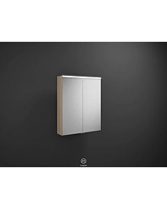 Burgbad Eqio mirror cabinet SPGS065F3180 65 x 80 x 17 cm, cashmere oak decor