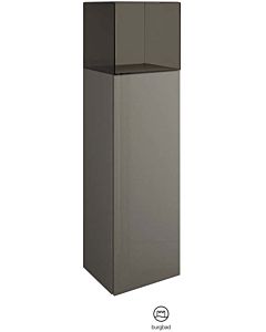 Burgbad half-height cabinet SFKK035RF3194 128x32x35cm, 2000 door, right, gray high gloss