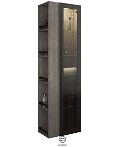Burgbad tall cabinet HSKG050LF3199 176x32x50cm, left, oak decor Alaska