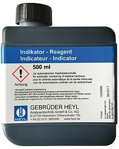 BWT indicator solution 11984 500 ml, colour change at 2000 °dH