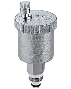 Caleffi Automatic quick air vent 502131 3/8 AG, with shut-off valve, chrome-plated