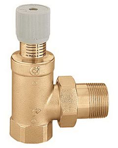 Caleffi Differential pressure relief valve 519500 3/4&quot;, 2000 -6, adjustable, with scale