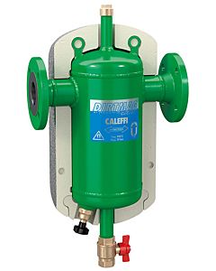 Caleffi dirt separator 546610 DN 100, steel housing, with magnet, flange connections