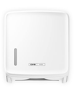 CWS PureLine Paper folding paper dispenser 1700396 push button, HxWxD 356x319x151, white