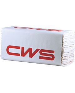CWS serviettes en papier 272300 tissu éponge supplémentaire, pli en C, 2 épaisseurs, blanc